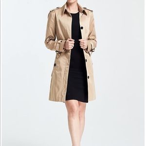 Camii Mia slimfit windbreaker belted trench coat